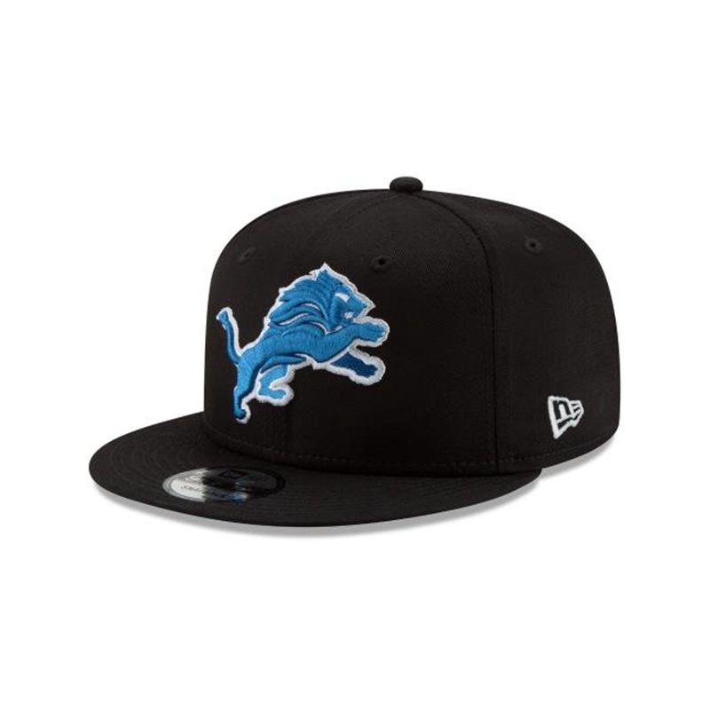 NFL Detroit Lions Historic 9Fifty Snapback (TGY7613) - Black New Era Caps